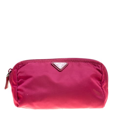 prada beauty bag pink|prada pink nylon bag.